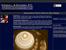 Tablet Screenshot of goodalldavison.com